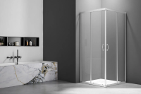Душевой угол квадратный 900x900x1900 RV101-90-01-C5 Цвет профиля Хром Стекло Прозрачное Veconi