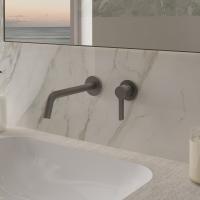 Смеситель для раковины встраиваемый однорычажный VBFW-1VL1GM  вороненая сталь  Vincea