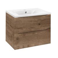 База под раковину Mia 600 подвесная, 2 выкатных ящика soft close, V.Oak VMC-2MA600VO Vincea