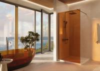 Душевая перегородка Walk-In VSW-1H900GSGM, 900*2000, вороненая сталь, стекло янтарь Vincea Душевая перегородка Walk-In VSW-1H900GSGM, 900*2000, вороненая сталь, стекло янтарь Vincea