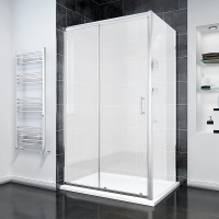 Душевой угол раздвижной прямоугольный RV055M-13090-07-C8 1300х900х1950 Цвет профиля Хром Стекло Матовое Veconi