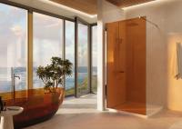 Душевая перегородка Walk-In VSW-1H100GS, 1000*2000, хром, стекло янтарь Vincea Душевая перегородка Walk-In VSW-1H100GS, 1000*2000, хром, стекло янтарь Vincea